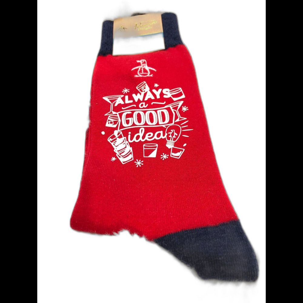 Penguin Men's Combed Cotton Crew Socks